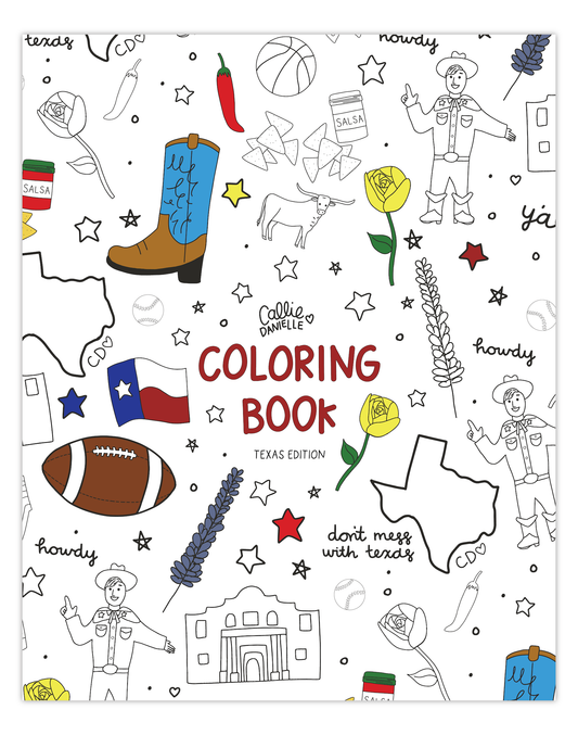 Callie Danielle 5243390 Texas Coloring Book