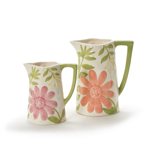 Two's Company 55012 Floral Pitcher/Vase