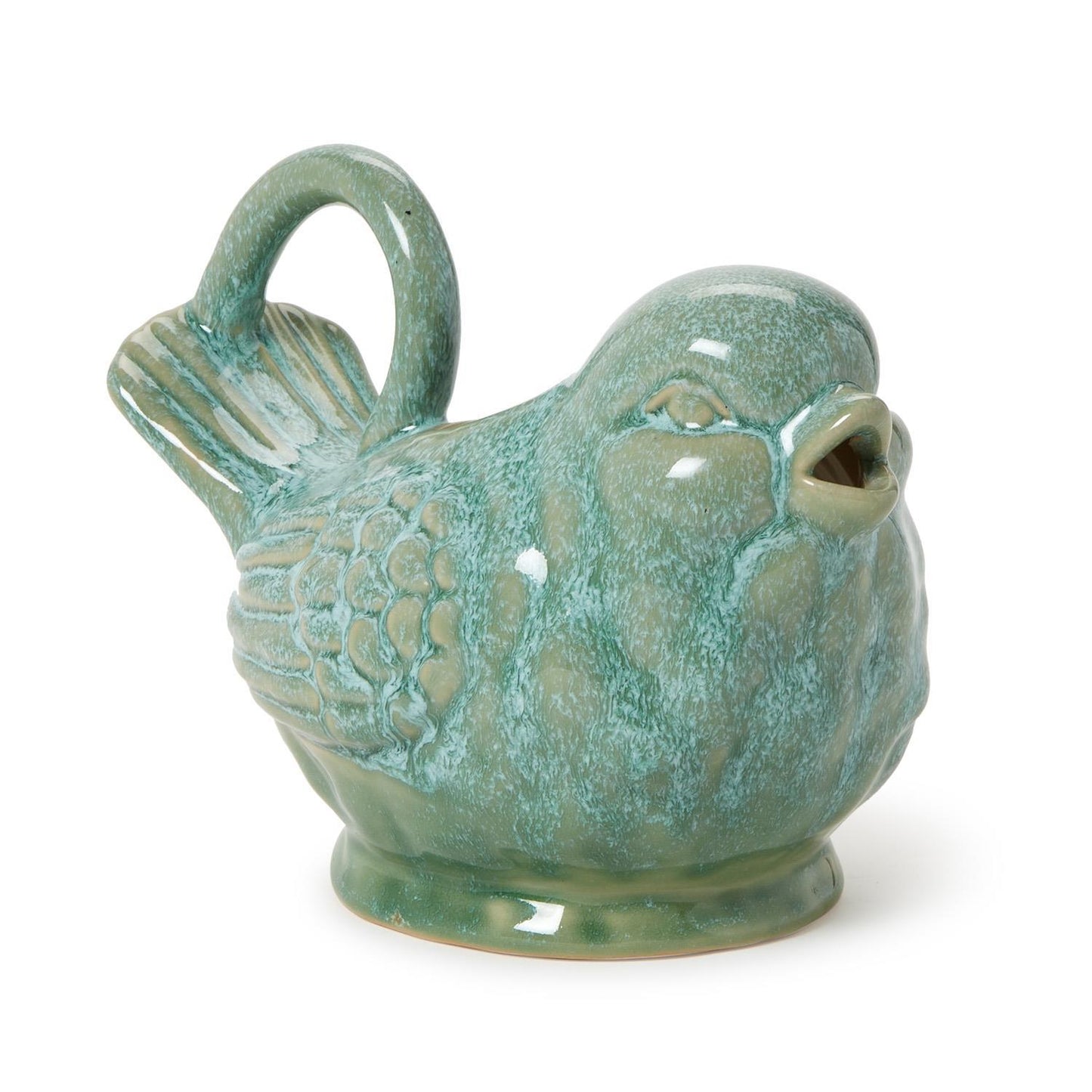 Two's Company 55483 Creative Glaze Blue Bird Pitcher