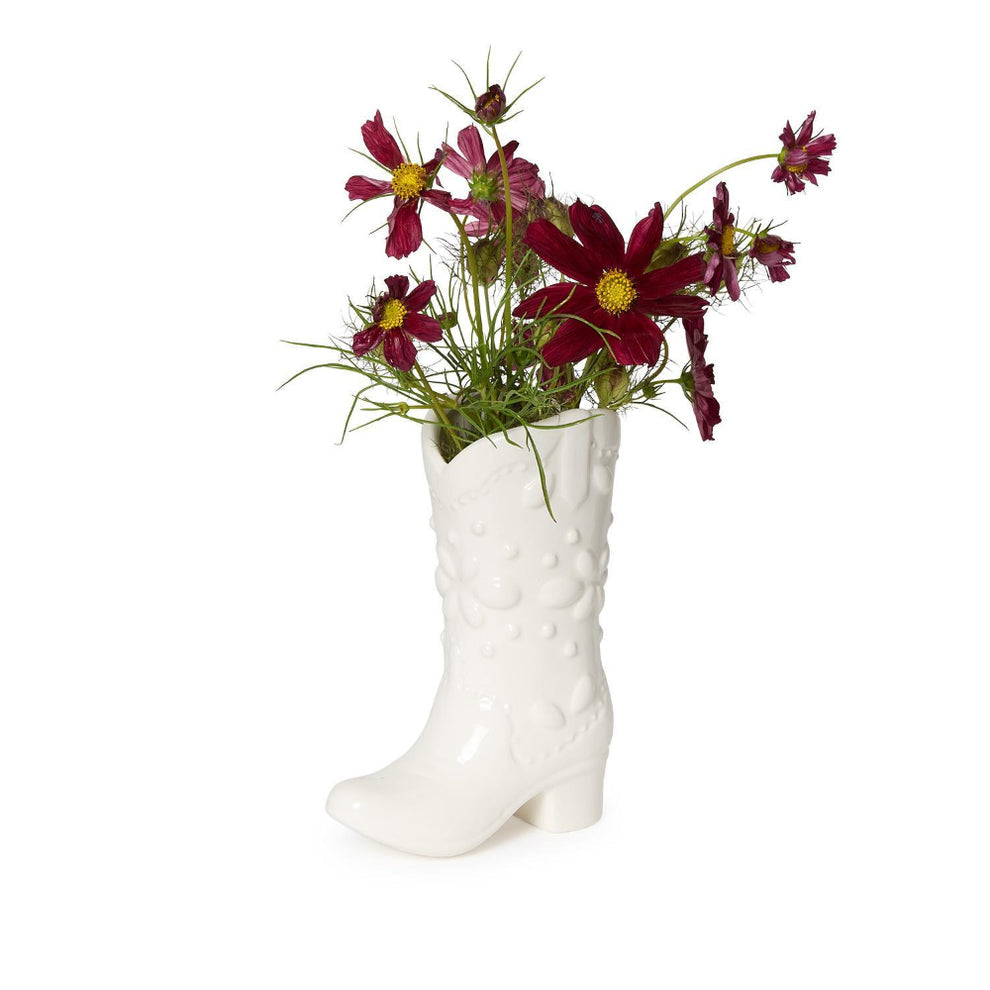 Two's Company 55615 Cowboy Boot Vase