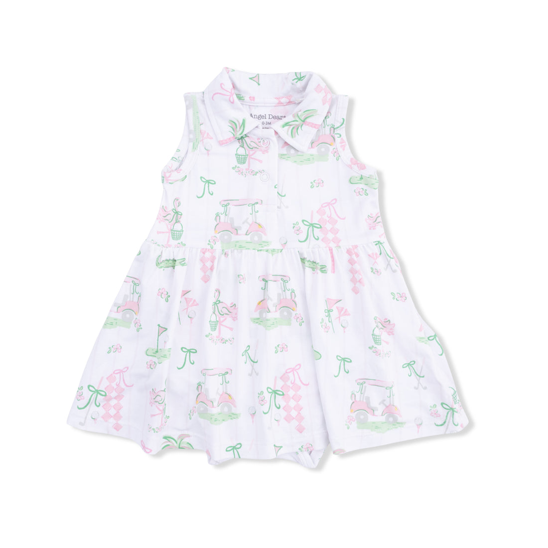 Angel Dear 568-S26-PRG Pretty Golf Polo Tennis Dress