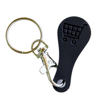 Shop Hotline Shopping Cart Quarter Saver Keychain