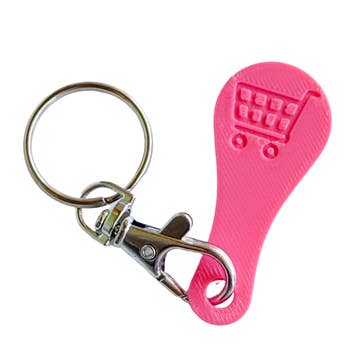 Shop Hotline Shopping Cart Quarter Saver Keychain
