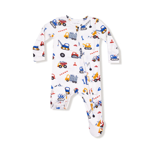 Angel Dear 651-F25-CRA Crayon Construction 2 Way Zipper Footie