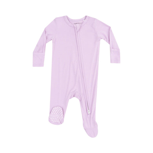 Angel Dear 651-S25-SWO Solid Winsome Orchid 2 Way Zipper Footie