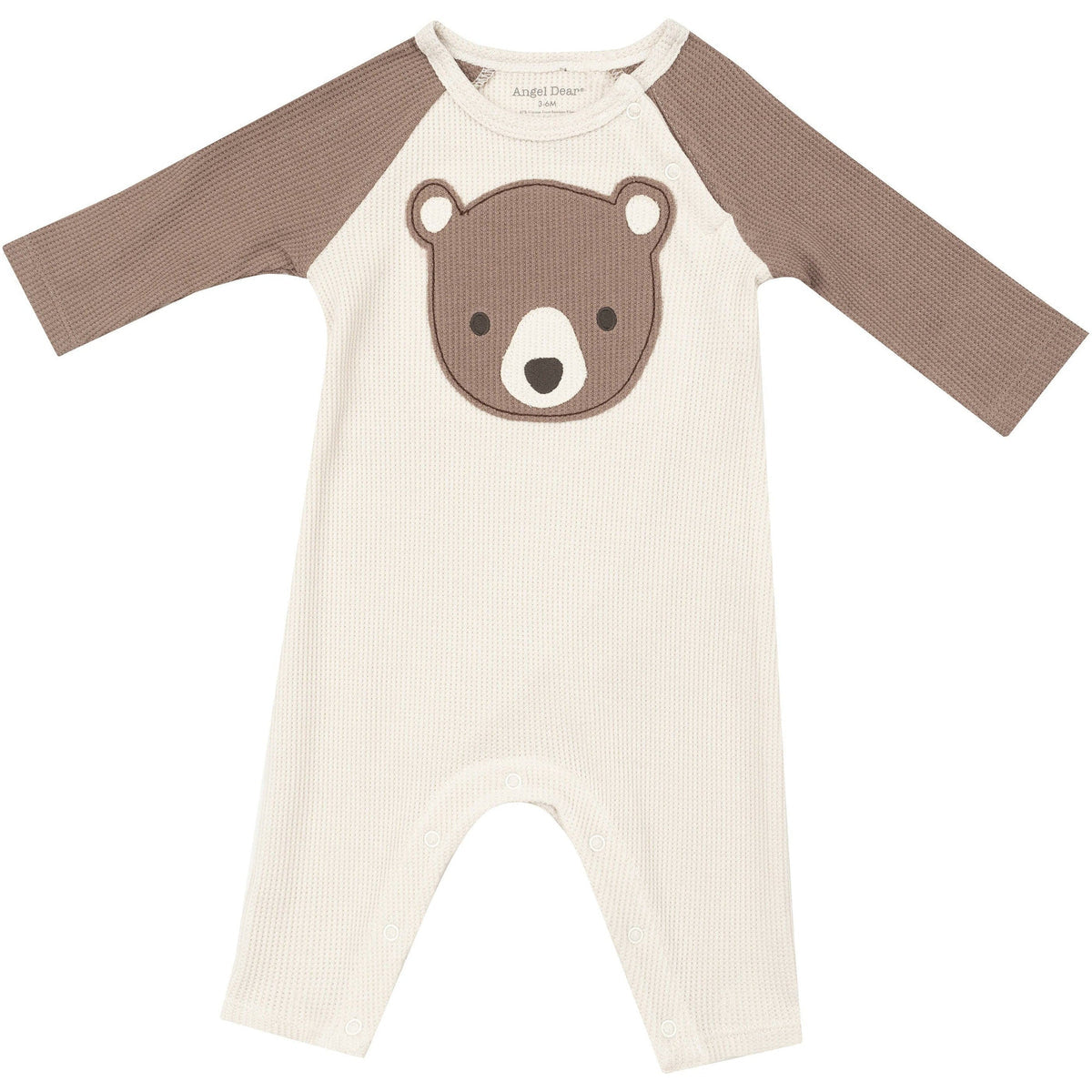 Angel Dear 659-F24-BBW Baby Bear Appliqué - Raglan Romper