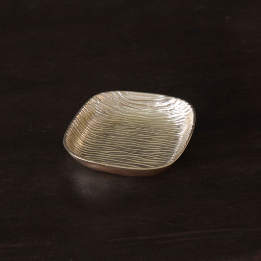 Beatriz Ball 7887 Sierra Modern Ripples Small Dip Bowl Gold