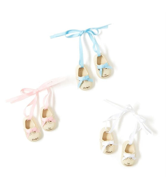 Two's Company 82394-20 Baby's First Christmas Ornament - Pair of Baby Shoes
