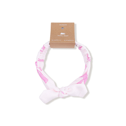 Angel Dear 824-F25-PRB1 Pretty Bows Knot Headband 0-12M