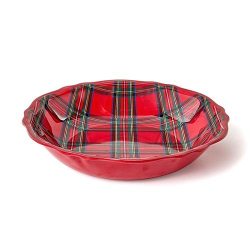Two's Company 82905 Tartan Traditions Melamine Bowl