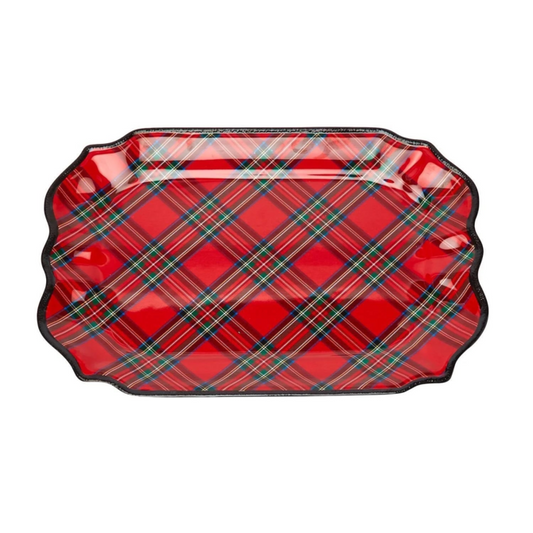 Two's Company 82906 Tartan Traditions Melamine Platter