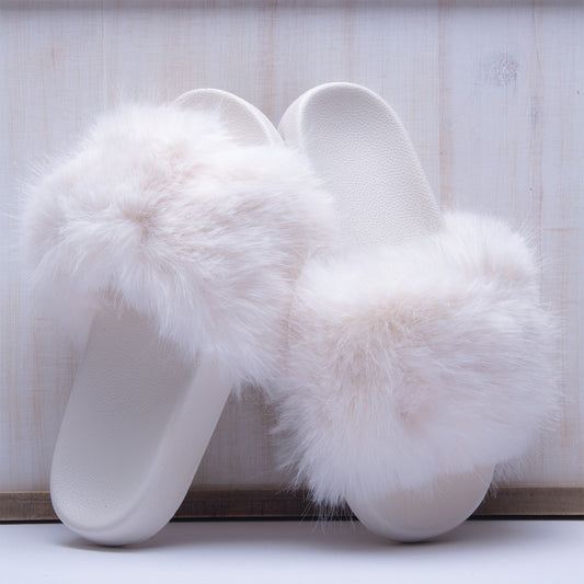 Amanda Blu  Furry Loafer Slipper