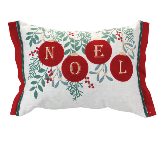 Melrose 87596 Noel Pillow 19" x 12"