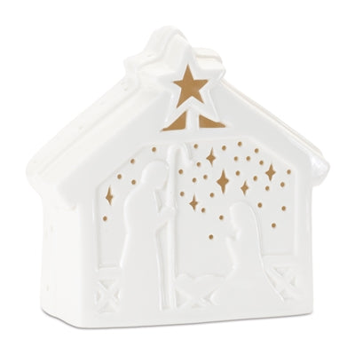 Melrose 95867 LED Ceramic Nativity
