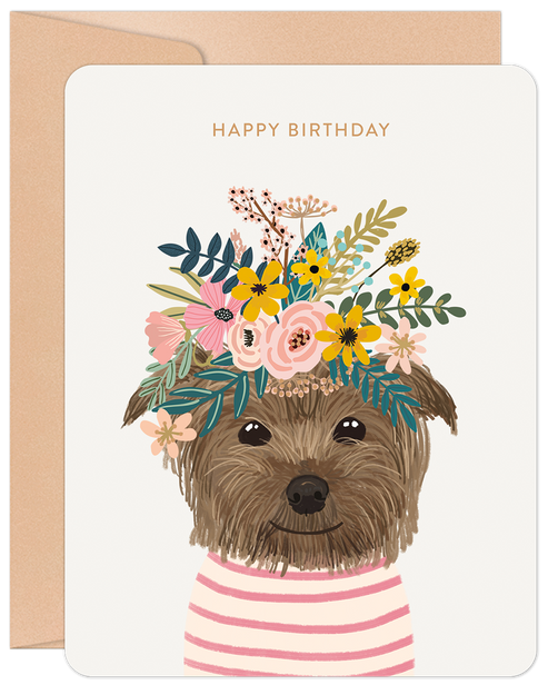 Willow & Ivy BDC96054 Happy Birthday Greeting Card