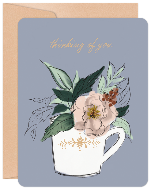 Willow & Ivy ECC96123 Thinking Of You Greeting Card