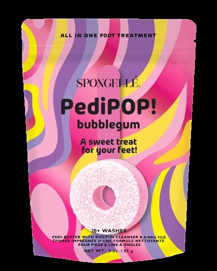 Spongelle AST-PPPB Pedi Pop Pedi Buffer & Nail File - 3 OZ