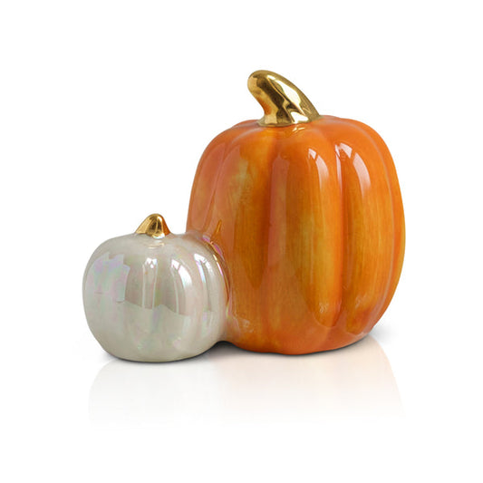 Nora Fleming A02 Mini Pumpkin Spice (Two Pumpkins)