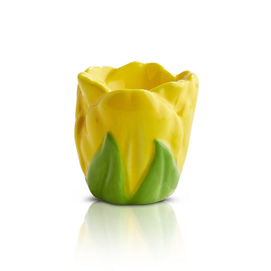 Nora Fleming A180 Mini Tiptoe Thru' Em (Yellow Tulip)