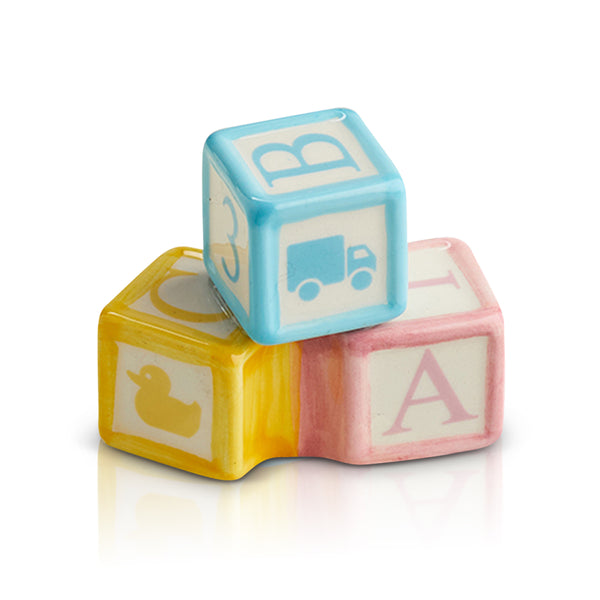 Nora Fleming A191 Mini Ohhh, Baby (Baby Blocks)