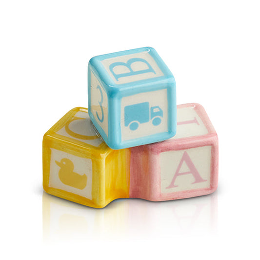 Nora Fleming A191 Mini Ohhh, Baby (Baby Blocks)