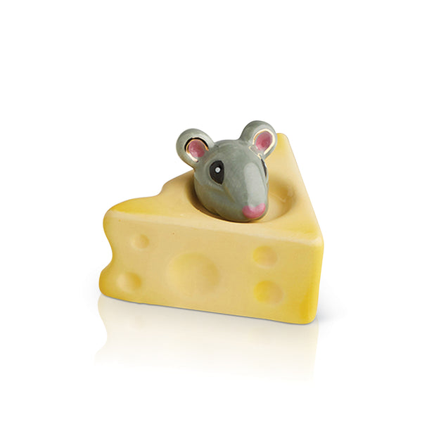 Nora Fleming A223 Mini Cheese, Please ! (Mouse & Cheese)