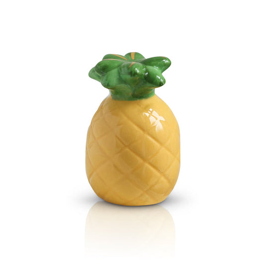 Nora Fleming A24 Mini Welcome, Friends (Pineapple)