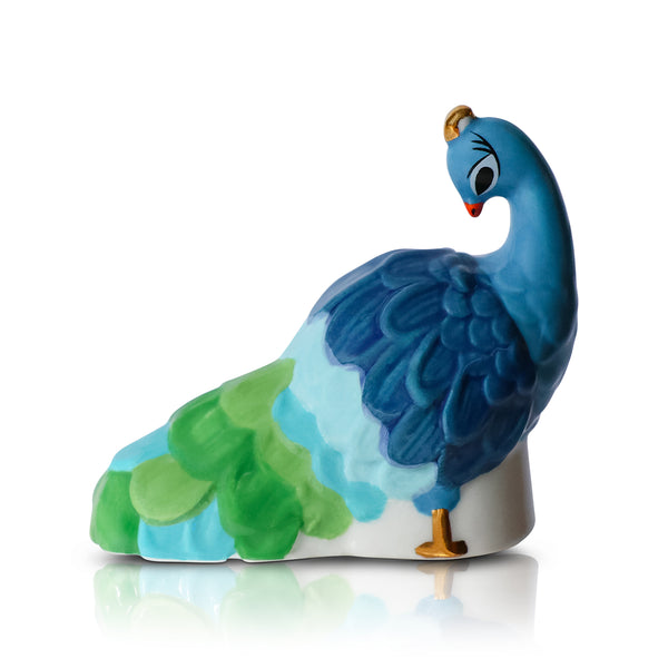 Nora Fleming A446 Mini Fancy Feathers - Peacock