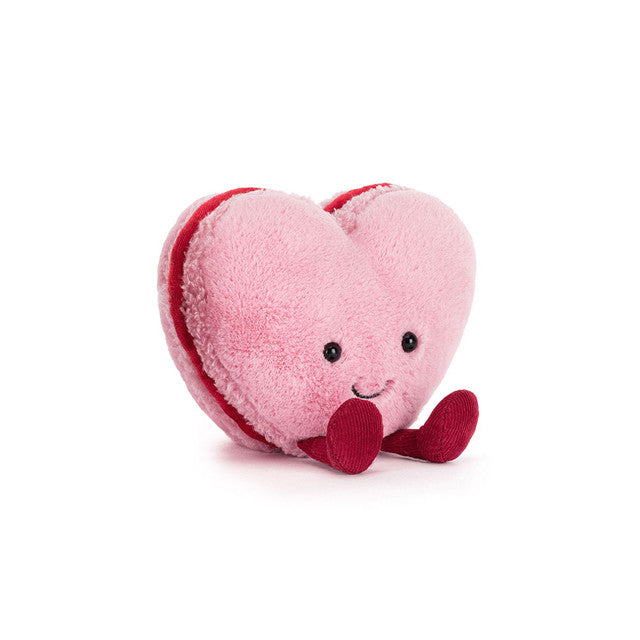 Jellycat A4MACHP Amuseables Colette Heart Macaron - Pink