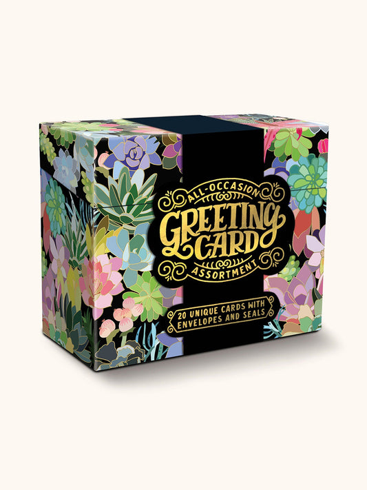 Studio Oh! AGC01 Succulent Paradise All-Occasion Greeting Card Assortment