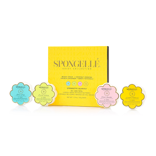 Spongellé AST-GSDCSPGQT2 Daisy Collection Spongette Quartet