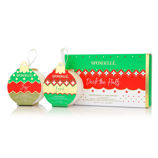 Spongelle AST-GSHolor-DH Holiday Ornament Gift Set Deck the Halls