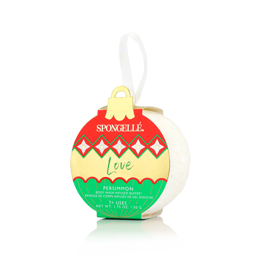Spongelle AST-HOLOR-PM Love Persimmon Holiday Ornament Buffer