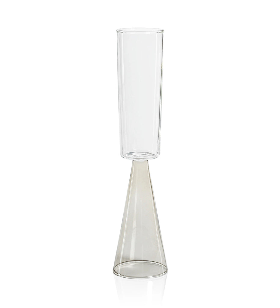 Zodax CH-6640 Veneto Champagne Flute - Smoke