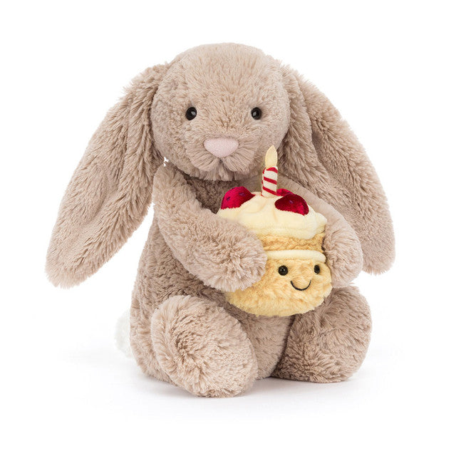 Jellycat BAS3BEBB Bashful Beige Bunny Birthday