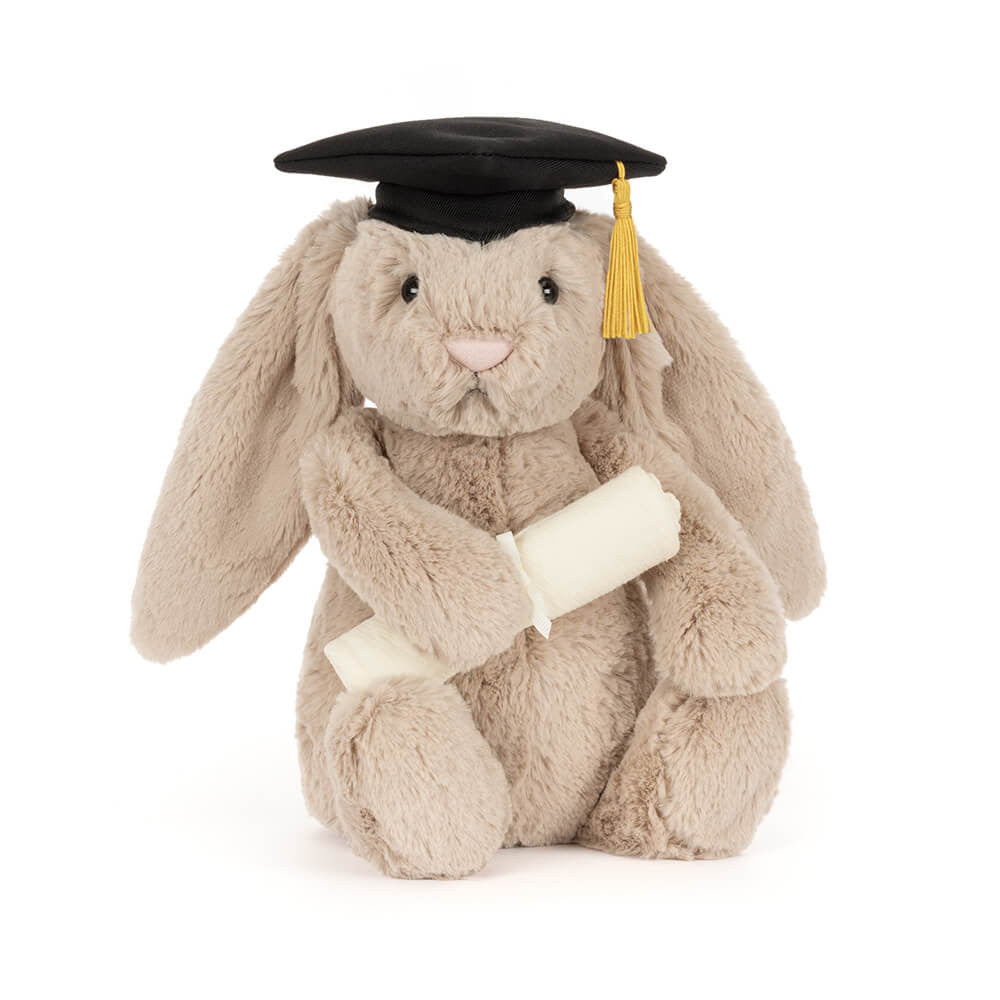 Jellycat BAS3GRAD Bashful Bunny Graduation