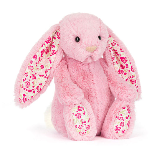 Jellycat BAS3ROSE Blushkin Blossom Luxe Bunny Original