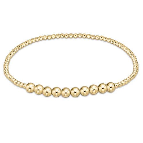 enewton BCLG3BEBLG Classic Gold Beaded Bliss Bead Bracelet
