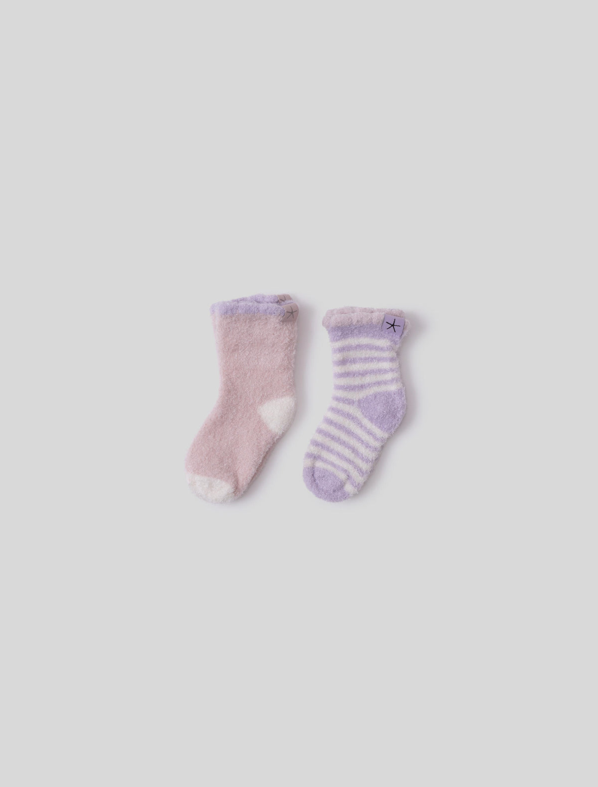 Barefoot Dreams BDBCL25941 CCL Cosmo Sock Set- Dusty Rose Multi
