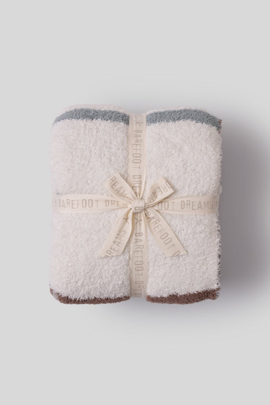 Barefoot Dreams BDHCC25839 CC Vista Stripe Throw 54" x 72" - Cream Multi