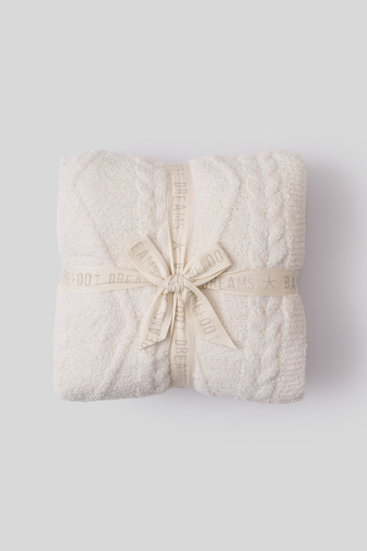 Barefoot Dreams BDHCC25861 CC Fisherman Cable Throw 54" x 72"