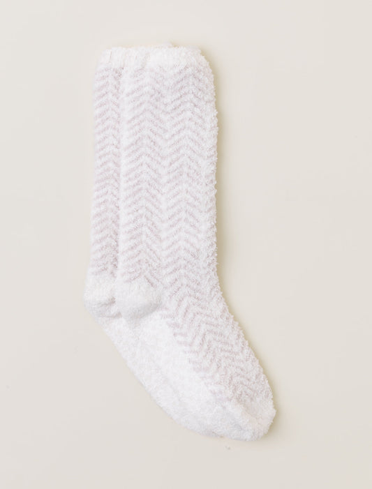 Barefoot Dreams BDWCC20711 Cozychic Women's Herringbone Socks