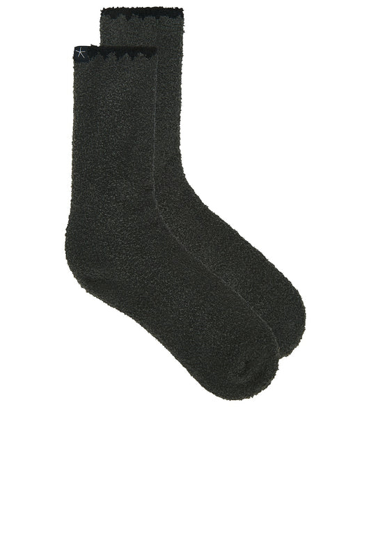 Barefoot Dreams BDWCC26170 Cozychic Blanket Stitch Socks