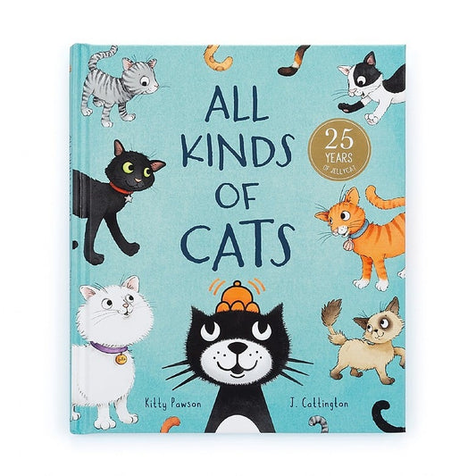 Jellycat BK4CATS All Kinds Of Cats Book