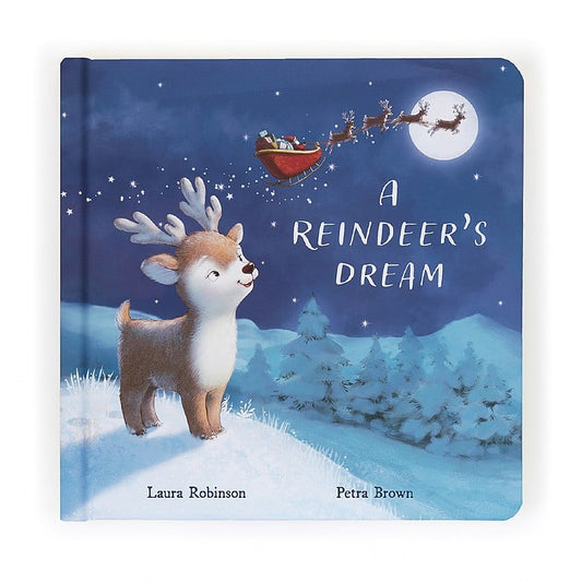 Jellycat BK4RD Mitzi Reindeer's Dream Book