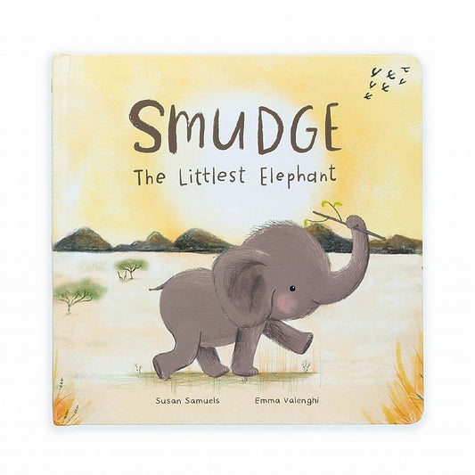 Jellycat BK4SMG Smudge The Littlest Elephant Book