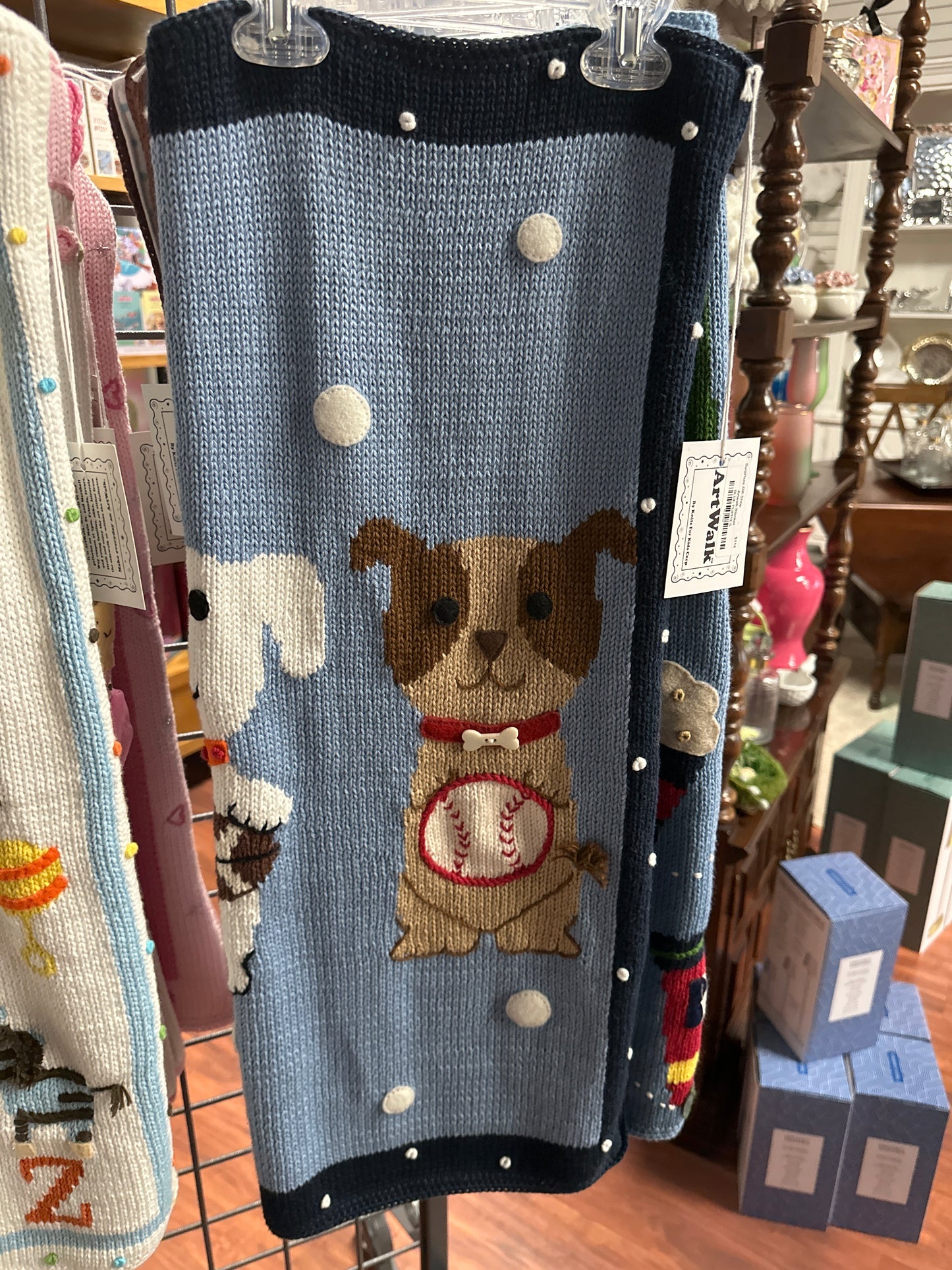 Artwalk Knitted Baby Blanket