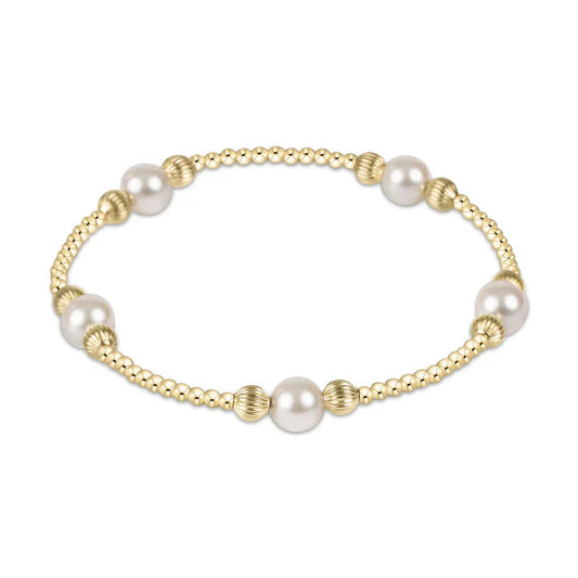 enewton BPURPPEDIG6 Purpose Pearl Dignity 6mm Bead Bracelet