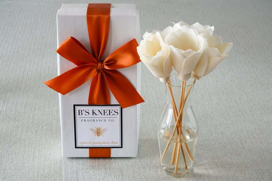 B's Knees Classic Natural Reed Diffuser -Spiced Pumpkin Chai