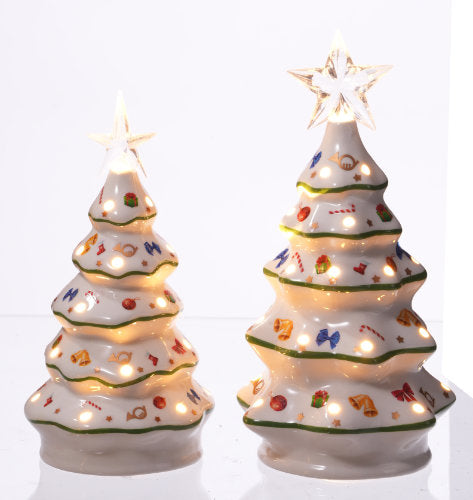 Special T Imports C25723 Ceramic Decorated Glow Tree